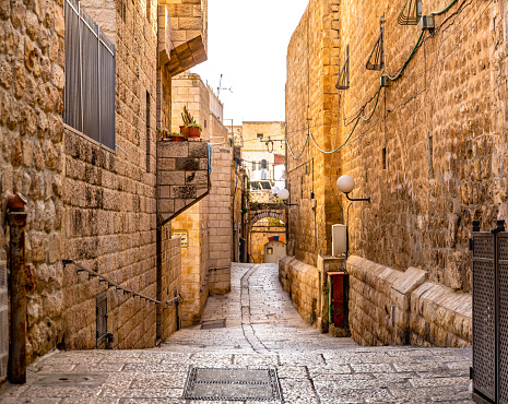 Israel-Jerusalén Old City Alley photo
