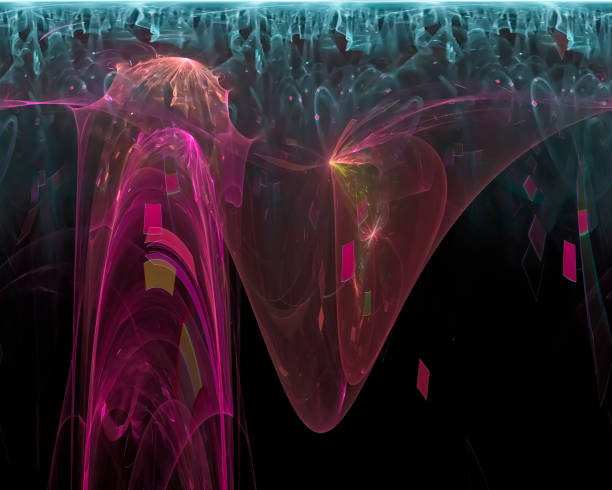 istock abstract digital fractal, fantasy design 1133130932