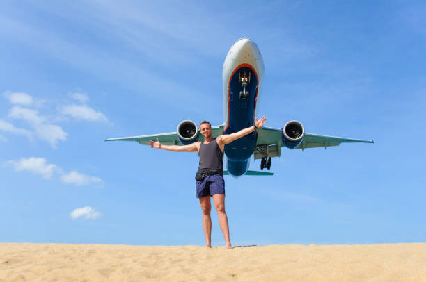 istock Young man oh the beach on Phuket 1133132617