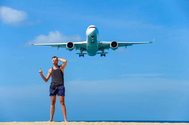 istock Young man oh the beach on Phuket 1133132618