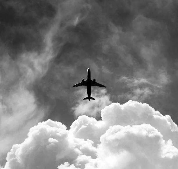 istock Commercial aircraft is flying above 1133142862