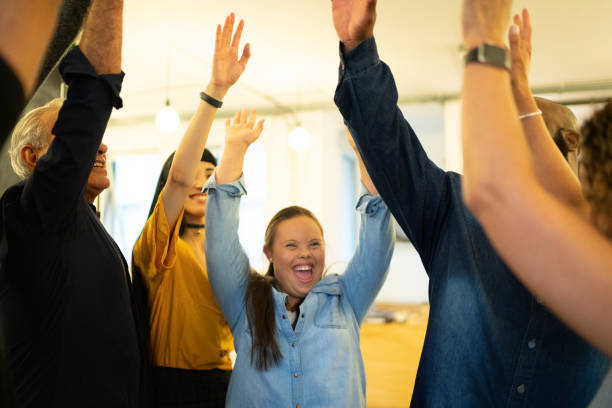 istock Business teamwork celebrating good results 1133151341