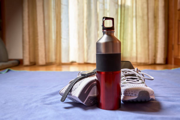 istock Running shoes and various accessories 1133152214