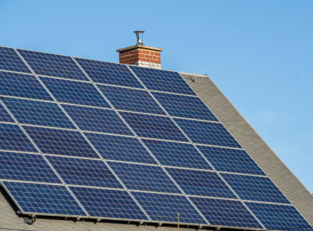 istock Own home with solar roof 1133157374