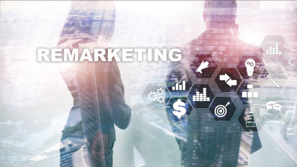 istock Remarketing Business Technology. Internet and network concept. Mixed media. Financial concept on blurred background. 1133159645