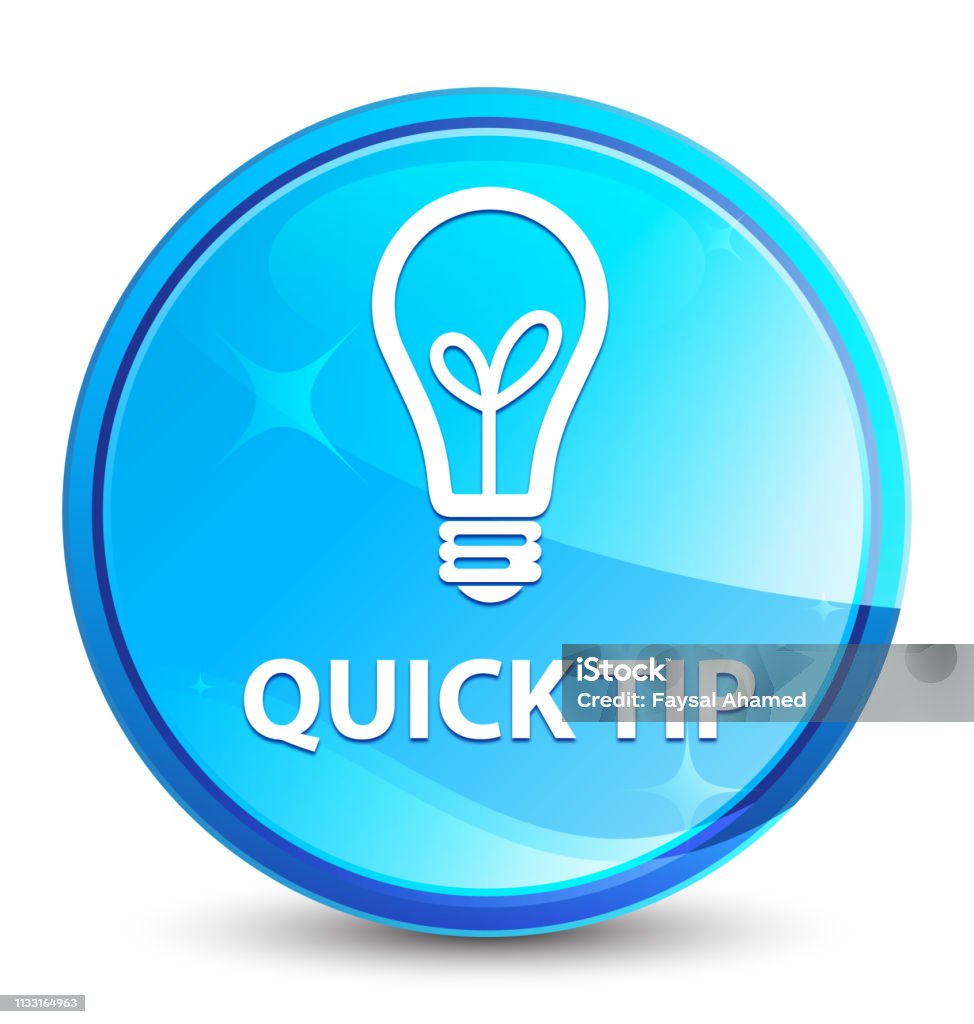 Quick Top Icon Quick Tip Splash Natural Blue Round Button Stock Illustration ...
