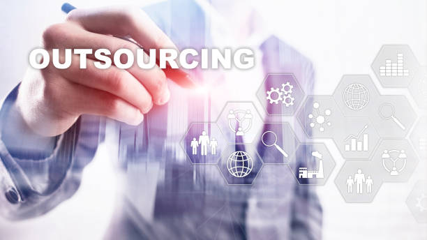istock Outsourcing Human Resources. Global Business Industry Concept. Freelance Outsource International Partnership. 1133166377