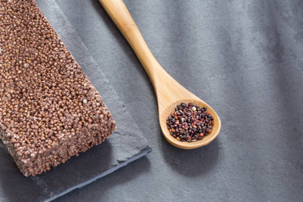 istock Black seeds of quinoa. Cereal bar - Chenopodium quinoa 1133166533