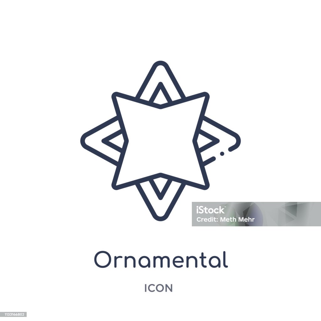 Biểu Tượng Đa Giác Xoay Trang Trí Tuyến Tính Từ Bộ Sưu Tập Phác ...