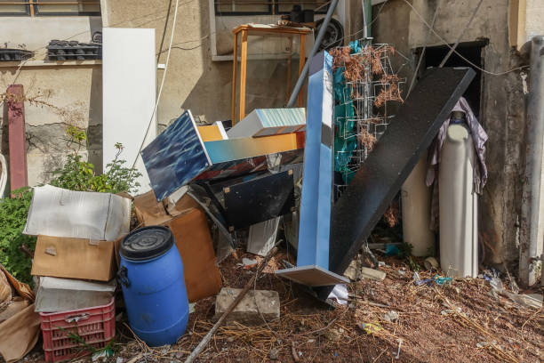 istock Large collection of junk and rubbish thrown into a corner. 1133167951