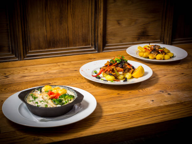 Delicious food on the table