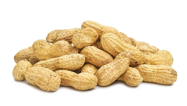 istock Roasted peanuts peeled and not peeled in shell nutritious delicacy 1133169478