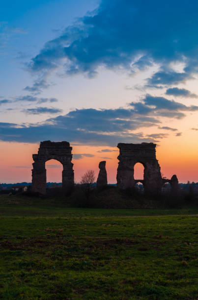 istock Rome (Italy) - The Parco degli Acquedotti at sunset. 1133169532