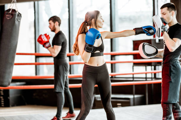 istock People training to box at the gym 1133176808