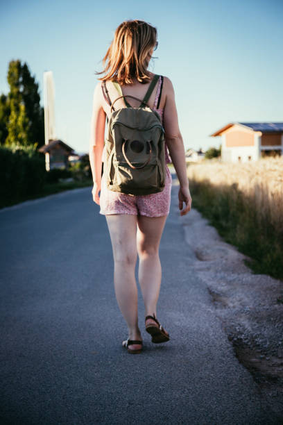 istock Young girl is taking a walk, summer time 1133180904