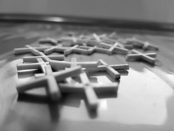 istock Crosses for laying tiles on the tile floor 1133182567