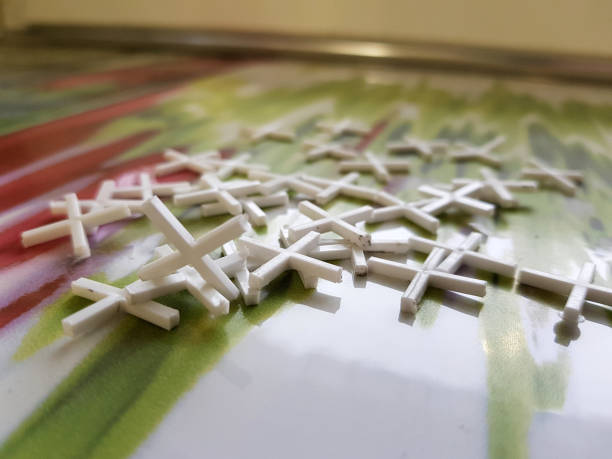 istock Crosses for laying tiles on the tile floor 1133182853
