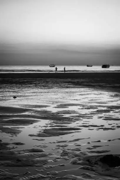 Photo of Couple on Pakarang beach at sunset