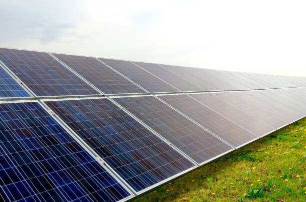 istock Solar plant in the field 1133187907