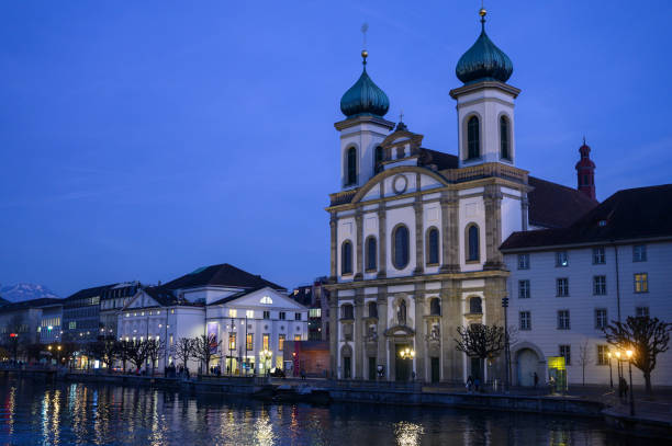 istock old town in switzerland during dusk with bridge beside river 1133193897
