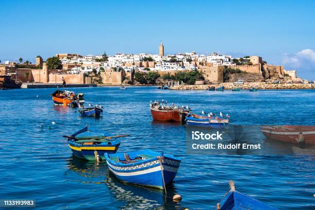 Photo libre de droit de Vue Du Port De Rabat Maroc En Afrique banque d'images et plus d'images libres de droit de Maroc - Maroc, Rabat - Maroc, Port