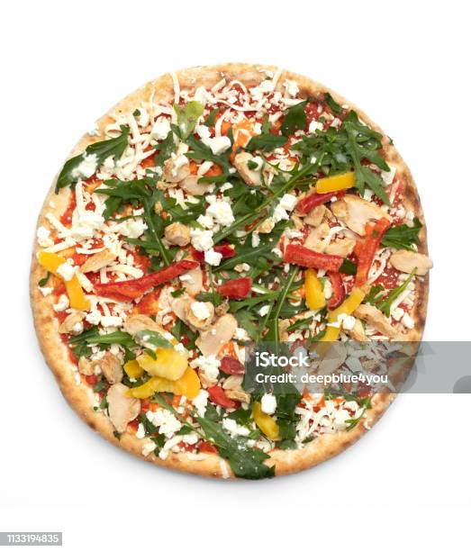 Frozen Pizza Stock Photo - Download Image Now - Frozen, Pizza, Vegetable
