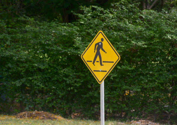 istock Traffic sign board with green background. 1133195468