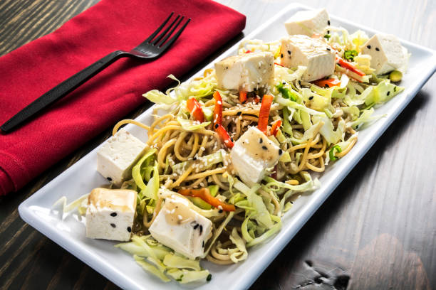 istock Asian Noodle Salad With Tofu 1133199786