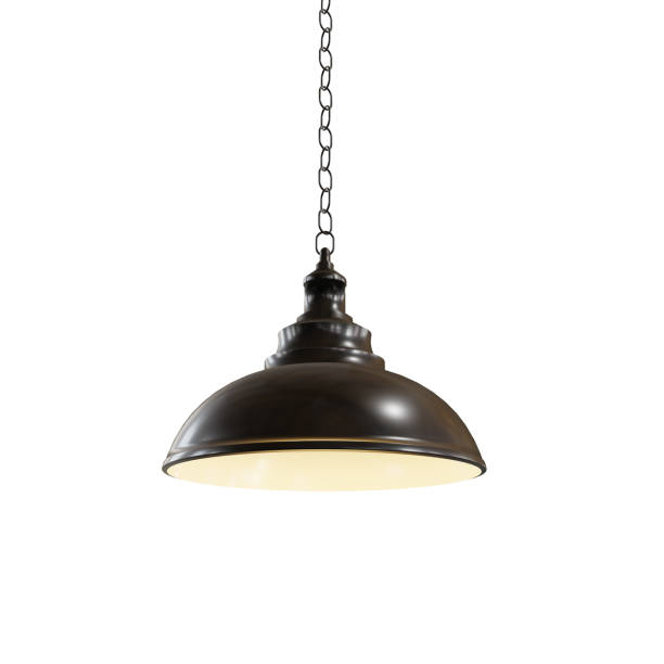 istock Ceiling or hanging lamp for interior decoration with clipping path.3d rendering. 1133201390