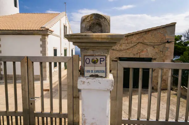 Entrance to the historic lighthouse, Capdepera.