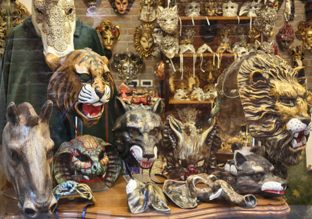 istock Carnival in Venice. Venice Carnival masks 1133204319