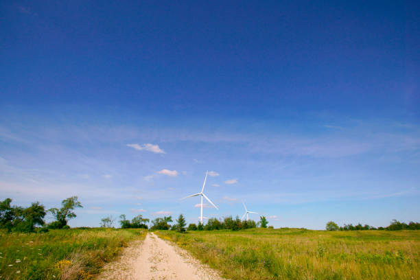 istock Wind turbine on a cloudy day 1133204333