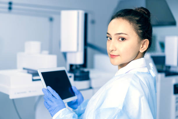 istock Young female scientist working in the laboratory 1133205561