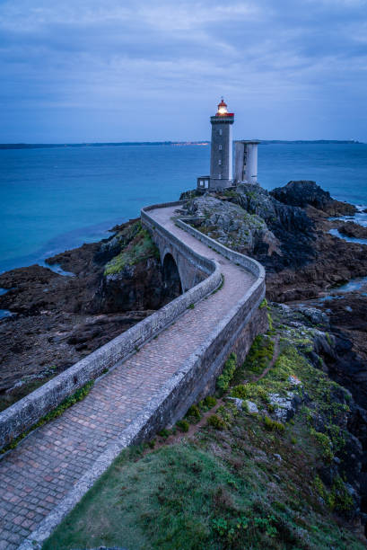 istock Petit minou lighthouse just after sunset in Bretagne 1133207528