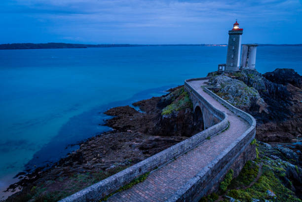 istock Petit minou lighthouse just after sunset in Bretagne 1133207531