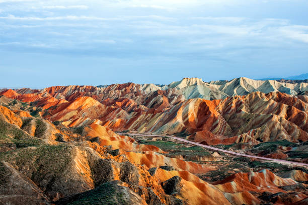 istock Rainbow Mountains in Zhangye Danxia Landform Geological Park. 1133207645