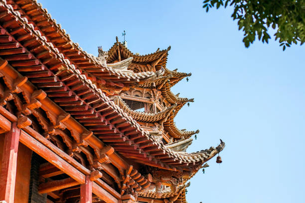 istock Wooden Traditional Chinese Roof 1133208405