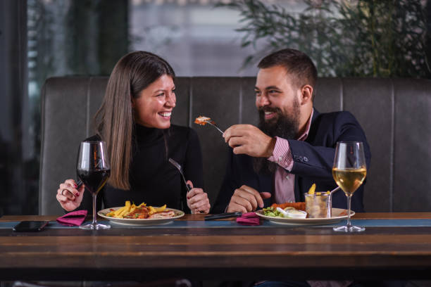 istock The couple having lunch in a restaurant 1133209366