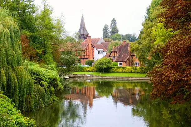 Whitchurch on Thames village in Great Britain