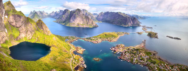istock Reine from Reinebringen 1133210571