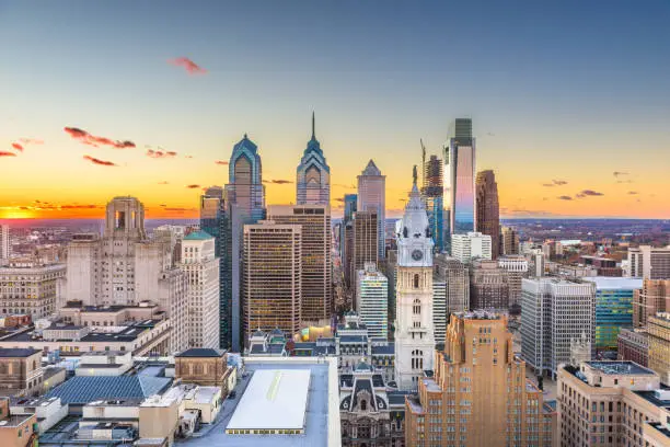 Photo of Philadelphia, Pennsylvania, USA skyline at Center City