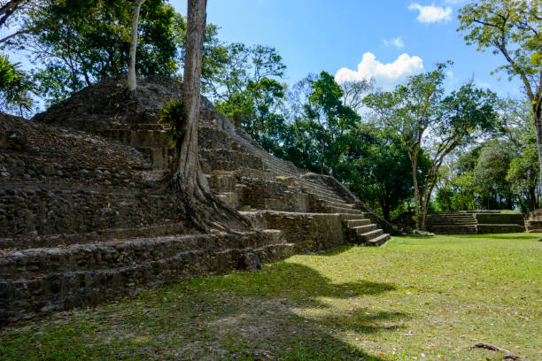 istock Mayan pyramid ruin at Cahal Pech, Belize 1133211989