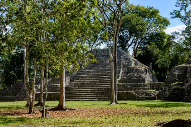 istock Mayan pyramid ruin at Cahal Pech, Belize 1133212817