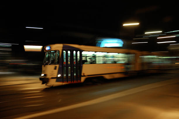 istock Panning shot of a Bus. 1133215600