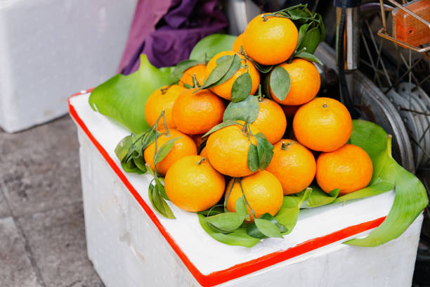 istock Orange fruit as asian food in Hanoi 1133234395