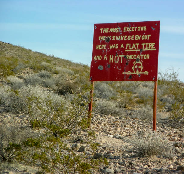 istock Joke Sign in the Desert 1133235568
