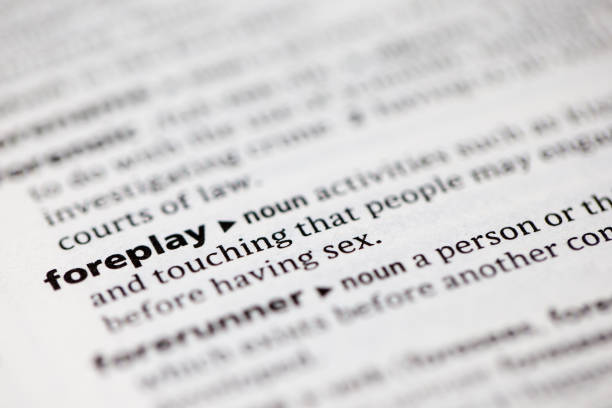 istock Close up to the dictionary definition of the word Foreplay 1133242561