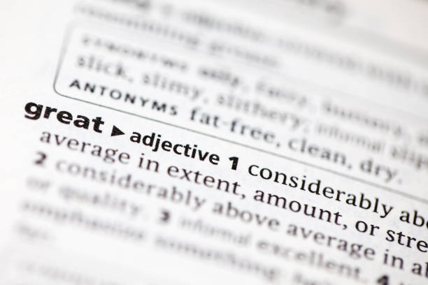 istock Close up to the dictionary definition of Great 1133243652