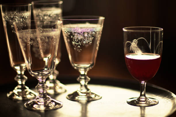 istock Champagne Flutes, Wine and Aperitif Glasses 1133244269