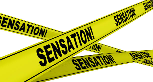 istock Sensation! Yellow warning tapes 1133245298